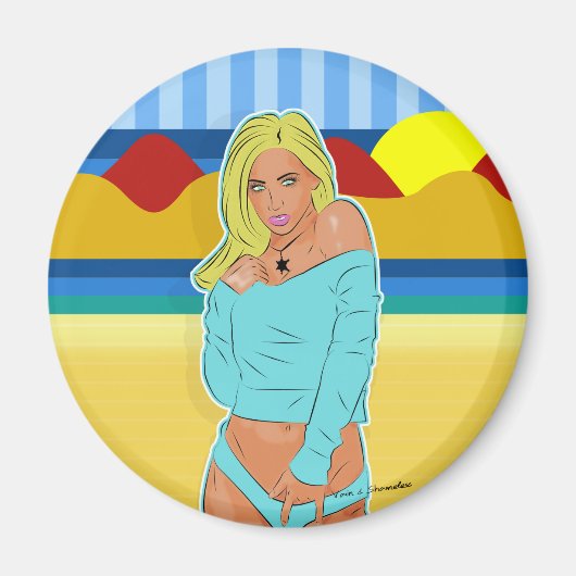 blondes have more fun magneet (Voorkant)