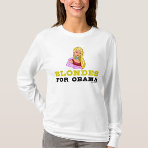 Blondes pour le T-shirt d'Obama