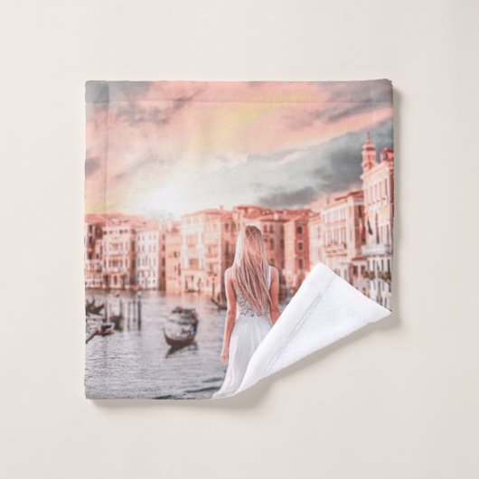 Blondie Dans Venise Romantique (Gant de toilette)