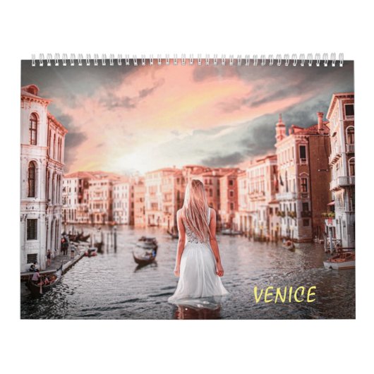 Blondie in Romantic Venetië Kalender (Hoes)