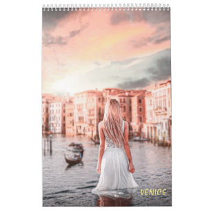 Blondie in Romantic Venetië Kalender