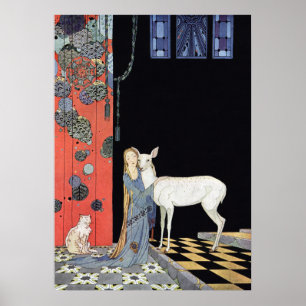 Blondine door Virginia Frances Sterrett Poster
