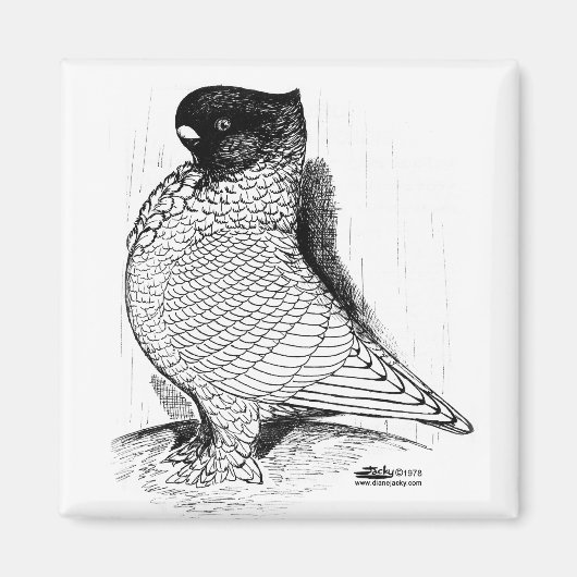 Blondinette Pigeon Laced (1978) Magneet (Voorkant)