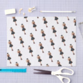 Blondje Afstuderen: "Ik heb het gedaan!" Tissue Pa Tissuepapier (Craft)