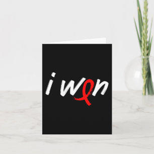 Blood Cancer Awareness - Ik won Survivor Fighter Kaart