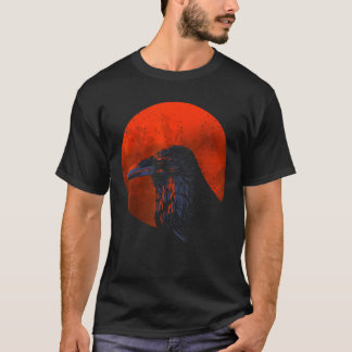 Blood Crow schaduwt vogel T-shirt