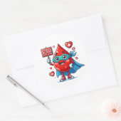 Blood donation ronde sticker (Envelop)