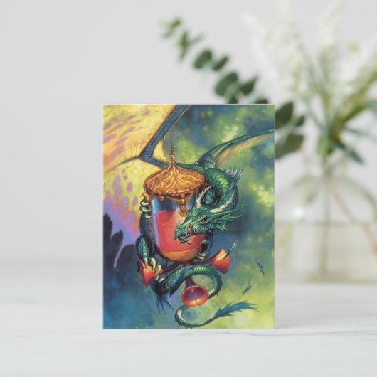 Blood Dragon-Briefkaart | Fierce Dragon Illustrati Briefkaart (Staand voorkant)