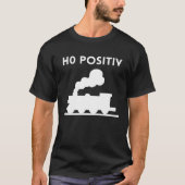 Blood group H0 positive model railway model railwa T-shirt (Voorkant)