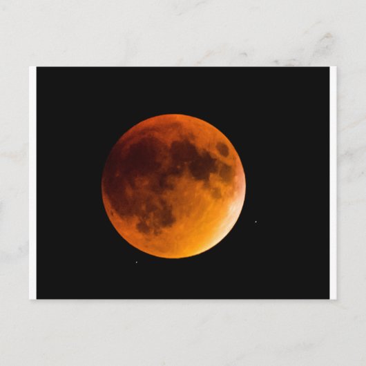 Blood Moon Briefkaart (Voorkant)