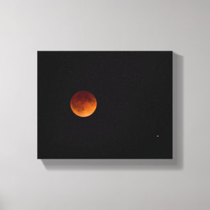Blood Moon Canvas Afdruk