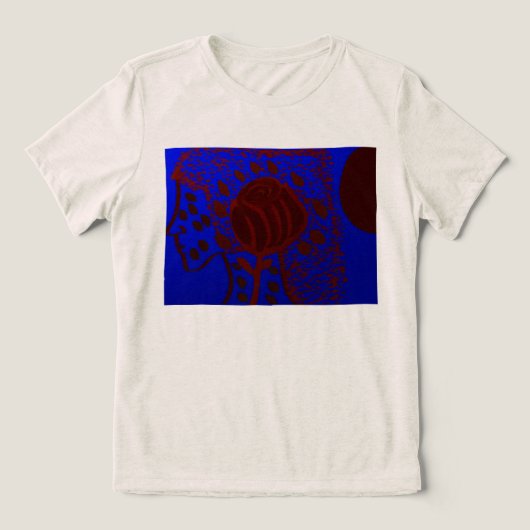 Blood Moon Princess Tri-Blend Shirt (Design voorkant)