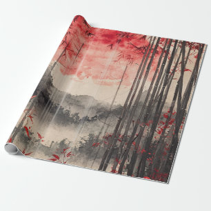 Blood Moon Sakura Inktwassing (1) Cadeaupapier
