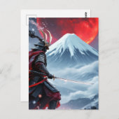 Blood Moon Samurai: The Last Stand at Mount Fuji Briefkaart (Voorkant / Achterkant)