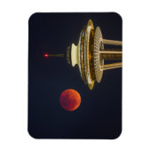 Blood Moon Seattle Space Needle Magneet (Verticaal)