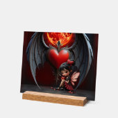 Blood Moon Valentine Fairy Acryl Bord (Hoek)