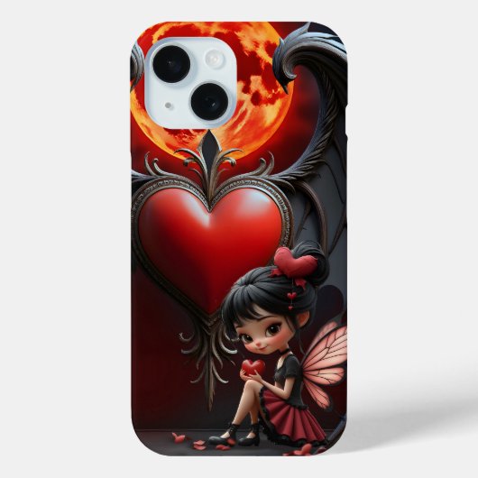 Blood Moon Valentine Fairy Case-Mate iPhone Case (Achterkant)
