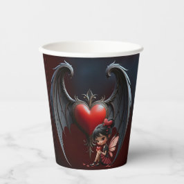 Blood Moon Valentine Fairy Papieren Bekers