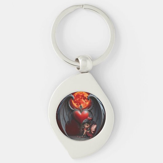 Blood Moon Valentine Fairy Sleutelhanger (Voorkant)