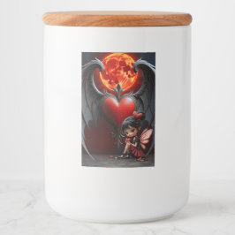 Blood Moon Valentine Fairy Voedselcontainer Etiket