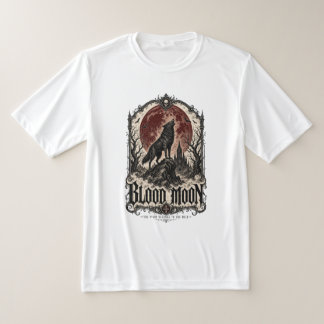 BLOOD MOON WOLF — Gotische Horror T-shirt