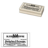 Blood of Vampire - Apothecary Label Rubberstempel (Gestempeld)