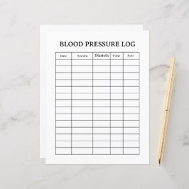 BLOOD PRESSURE LOG 