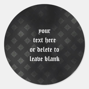 Blood Scroll Vampire Gothic Weddenschap Ronde Sticker