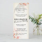 Blood Splatt Adulte Halloween Party Invitation (Debout devant)