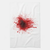 Blood Splatter Realistisch Theedoek (Verticaal)