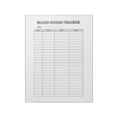 BLOOD SUGAR TRACKER NOTITIEBLOK (Gedraaid)