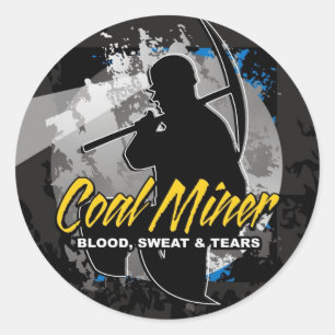 BLOOD, SWEAT & TEARS RONDE STICKER