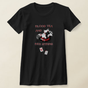 Blood Tea en Rode Draad - Kleinere Ontwerp T-shirt