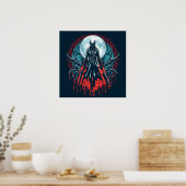 Bloodborne Videogame Hunters Poster (Keuken)
