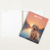 Bloodhound bij het meer planner (Display)