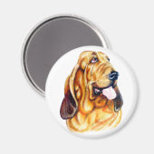 Bloodhound Bust Magneet (Voorkant / Achterkant)
