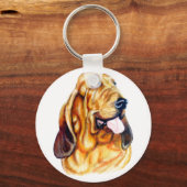 Bloodhound Bust Sleutelhanger (Voorkant)