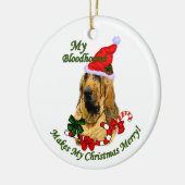 Bloodhound Christmas Gifts Ornament (Links)