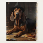 Bloodhound Citrouilles Halloween effrayant (Dos)