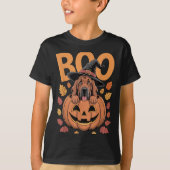 Bloodhound Costume On Pumpkin Halloween Bloodhound T-shirt (Voorkant)