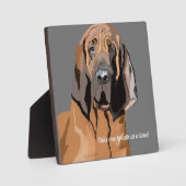 Bloodhound Digital Tekening Fotoplaat (Voorkant)