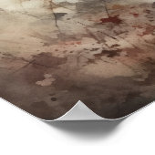 Bloodhound Dog Art Imprimer Poster (Coin)