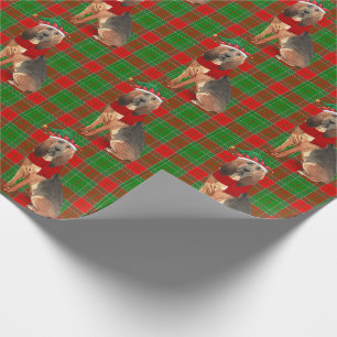 Bloodhound Dog Funny Holiday met kerstmis Cadeaupapier
