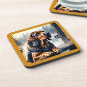 Bloodhound Dog Onderzetter (Linkerzijde)