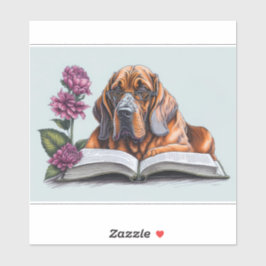 Bloodhound Dog Sticker