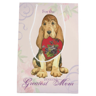 Bloodhound Heart mama Medium Cadeauzakje