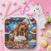 Bloodhound Holiday Baking: Feestelijke Kerst Papieren Bordje (Feest)