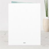 Bloodhound Hond in Sneeuw Kerstmis Kaart (Achterkant)