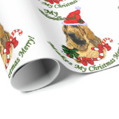 Bloodhound kerstavond cadeaupapier (Rol Hoek)
