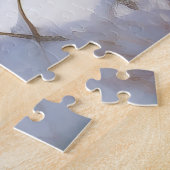 Bloodhound Laat het sneeuwen Kerstmis Legpuzzel (Zijkant)